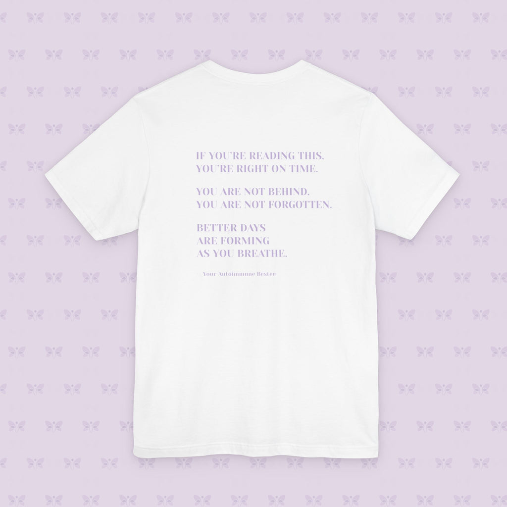 'Healing Looks Good on Me' Unisex Tee- Chronic Illness & Autoimmune Affirmation Shirt