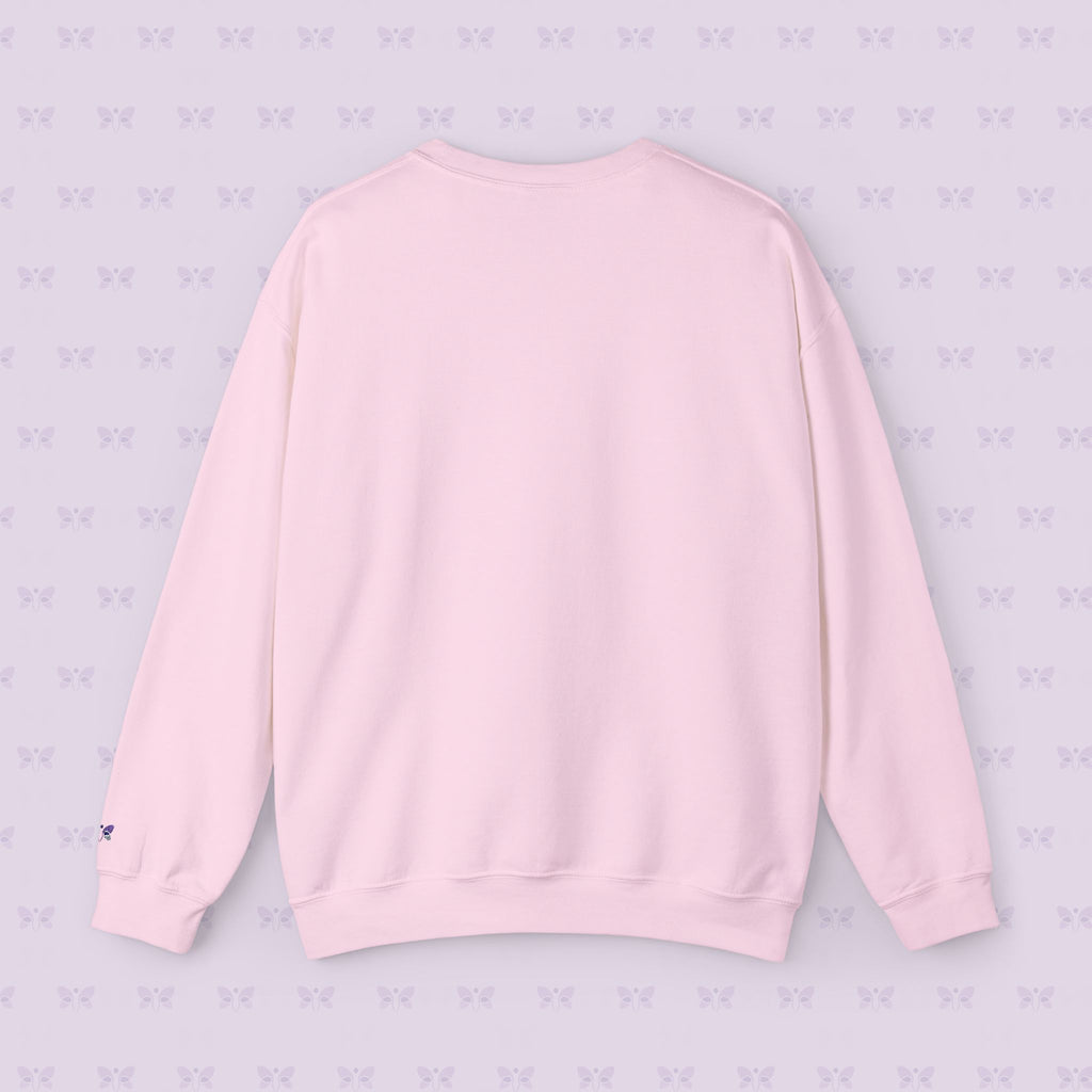 Crewneck Sweatshirt — "flares aint final. YOU ARE." Crewneck Sweatshirt — Minimal Inspirational | Chromic Illness Awareness