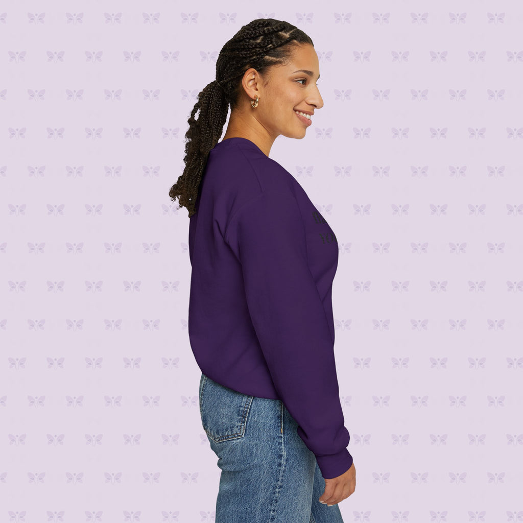 Crewneck Sweatshirt — "flares aint final. YOU ARE." Crewneck Sweatshirt — Minimal Inspirational | Chromic Illness Awareness