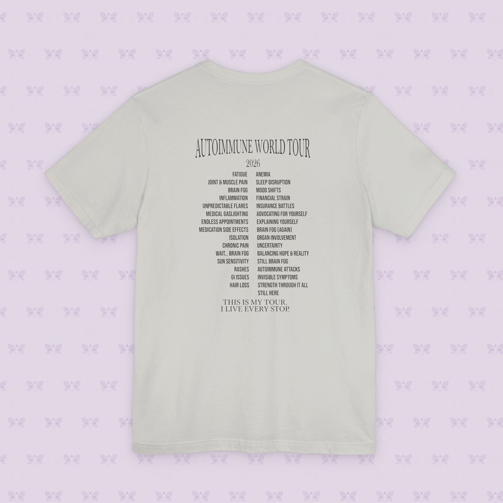 Autoimmune World Tour 2026 Shirt – Patient Edition | Chronic Illness Awareness Tee | Autoimmune Warrior Shirt | March Awareness Month