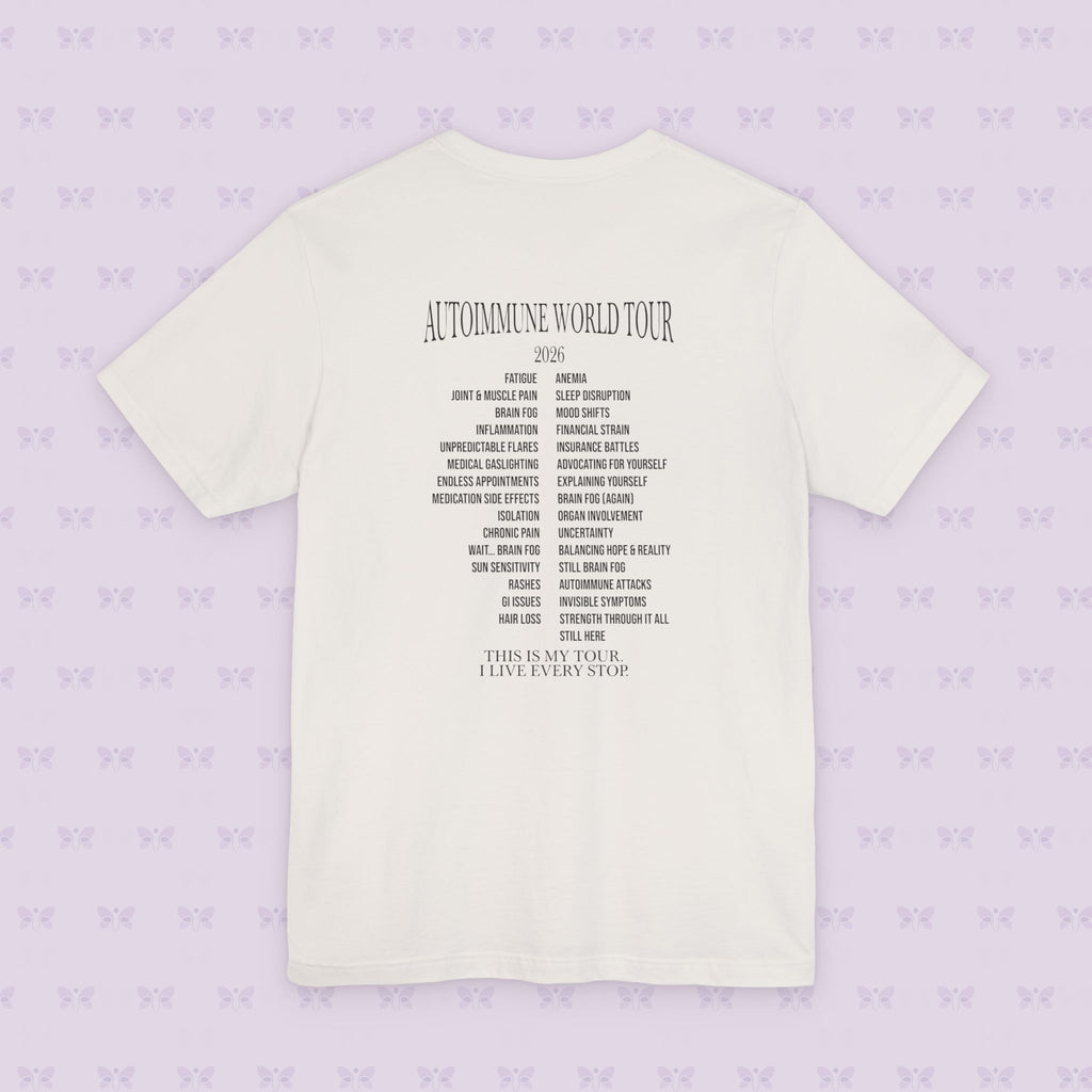 Autoimmune World Tour 2026 Shirt – Patient Edition | Chronic Illness Awareness Tee | Autoimmune Warrior Shirt | March Awareness Month