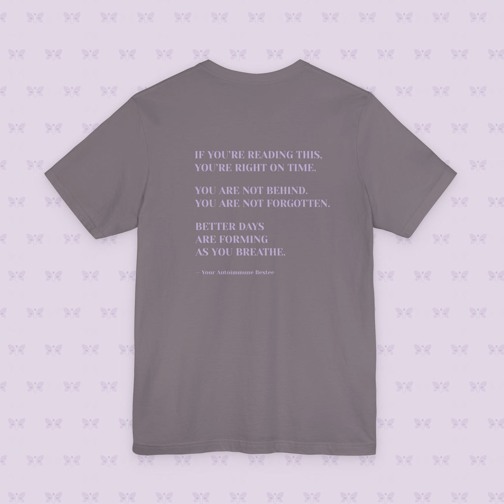 'Healing Looks Good on Me' Unisex Tee- Chronic Illness & Autoimmune Affirmation Shirt