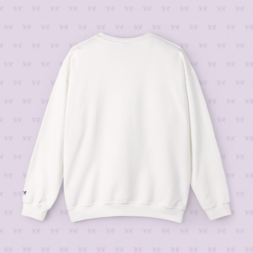 Crewneck Sweatshirt — "flares aint final. YOU ARE." Crewneck Sweatshirt — Minimal Inspirational | Chromic Illness Awareness