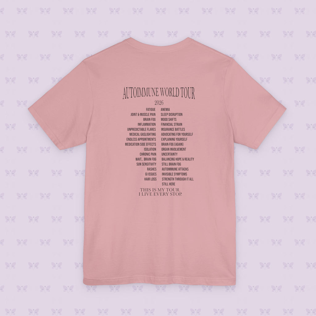Autoimmune World Tour 2026 Shirt – Patient Edition | Chronic Illness Awareness Tee | Autoimmune Warrior Shirt | March Awareness Month
